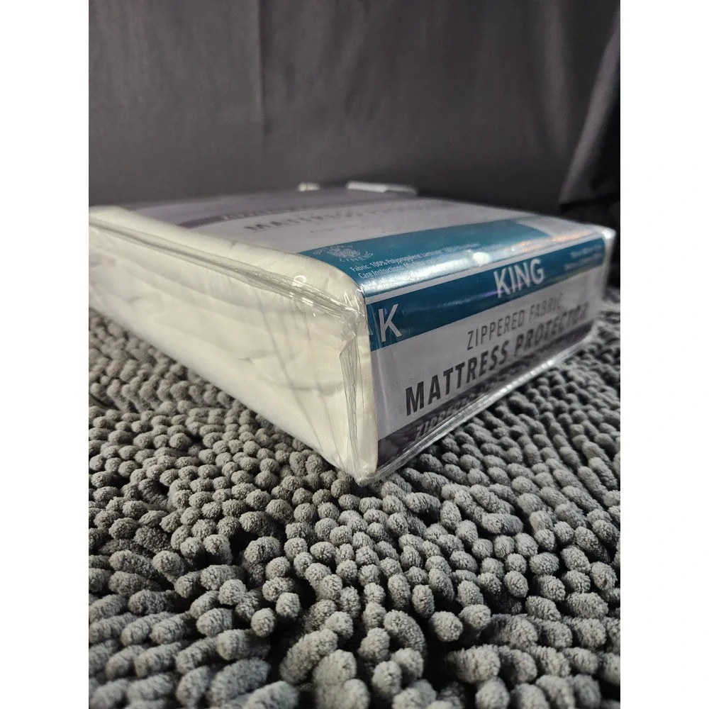 Sultan's Zippered‎ FABRIC Mattress Cover Waterproof Bug Free KING SIZE~NEW!